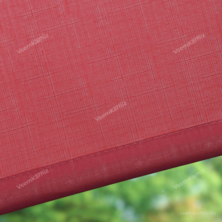 Рулонная штора LmDecor «Лайт 13» красно-бордовая с комплектом алюминиевых направляющих