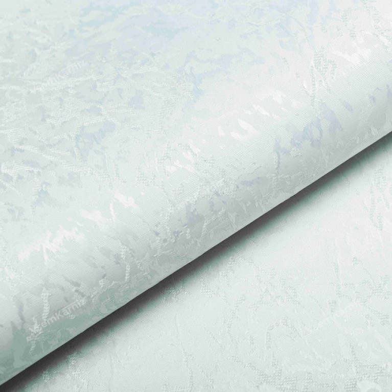 Рулонная штора LmDecor БЛЭКАУТ «Саванна 02» белая с комплектом направляющих