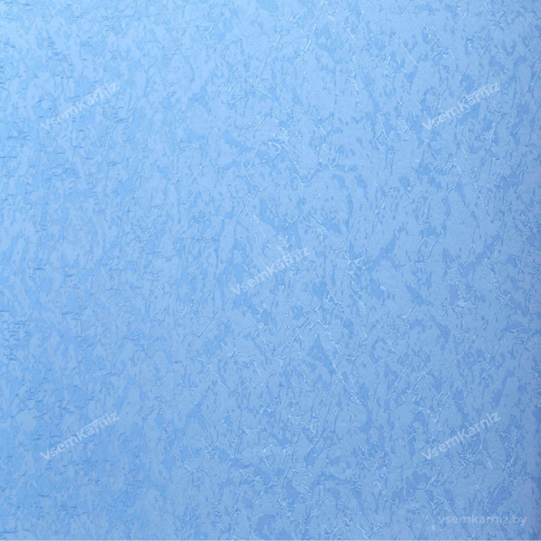 Рулонная штора LmDecor «Жаккард 06» Голубая с комплектом алюминиевых направляющих
