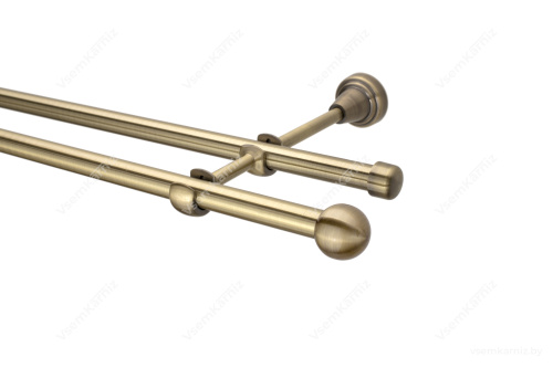 Карниз «Шар малый» 16мм двухрядный фото 2