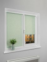 Рулонная штора LmDecor «Жаккард 22» мятный (индивидуальный размер)