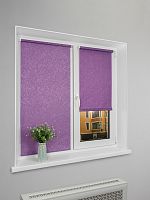 Рулонная штора LmDecor «Жаккард 24» сиреневая (индивидуальный размер)
