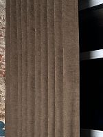 Шторы Канвас 150x250 (2шт, шоколад)