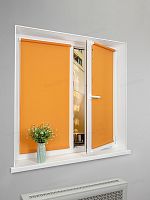 Рулонная штора LmDecor «Лайт 03» Оранжевая (индивидуальный размер)