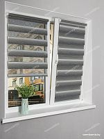 Рулонная штора LmDecor День-Ночь «Дабл 04» (индивидуальный размер)