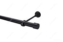 Карниз «Заглушка» 25мм Белый глянец, черный матовый