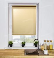 Рулонная штора LmDecor «Лайт 07» Бежевая (индивидуальный размер)