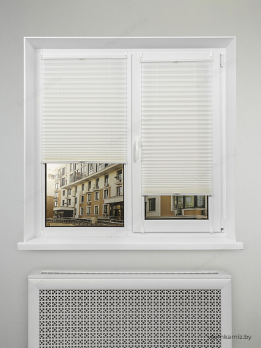 Жалюзи плиссе PK 250-09 Белые фото 6