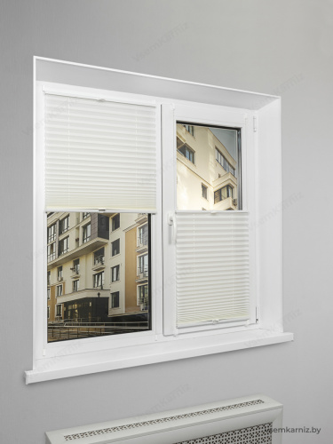 Жалюзи плиссе PK 250-09 Белые