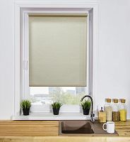 Рулонная штора LmDecor «Венеция 01» светло-бежевая (индивидуальный размер)