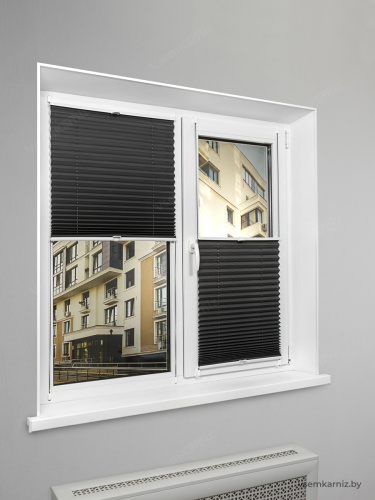 Жалюзи плиссе PK 250-11 Графитовые