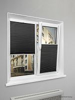 Жалюзи плиссе «Флай» PK 250-11 графитовые