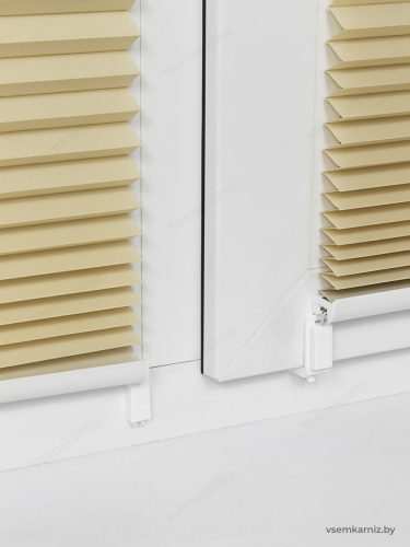 Жалюзи плиссе PK 250-05 Бежевые фото 9