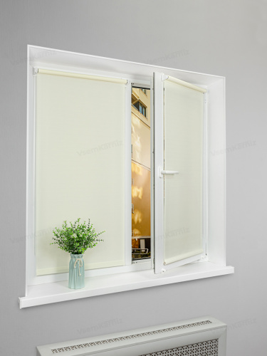 Рулонная штора LmDecor «Лайт 02» Белая (индивидуальный размер)