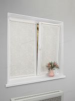 Рулонная штора LmDecor «Флауэр 01» белая